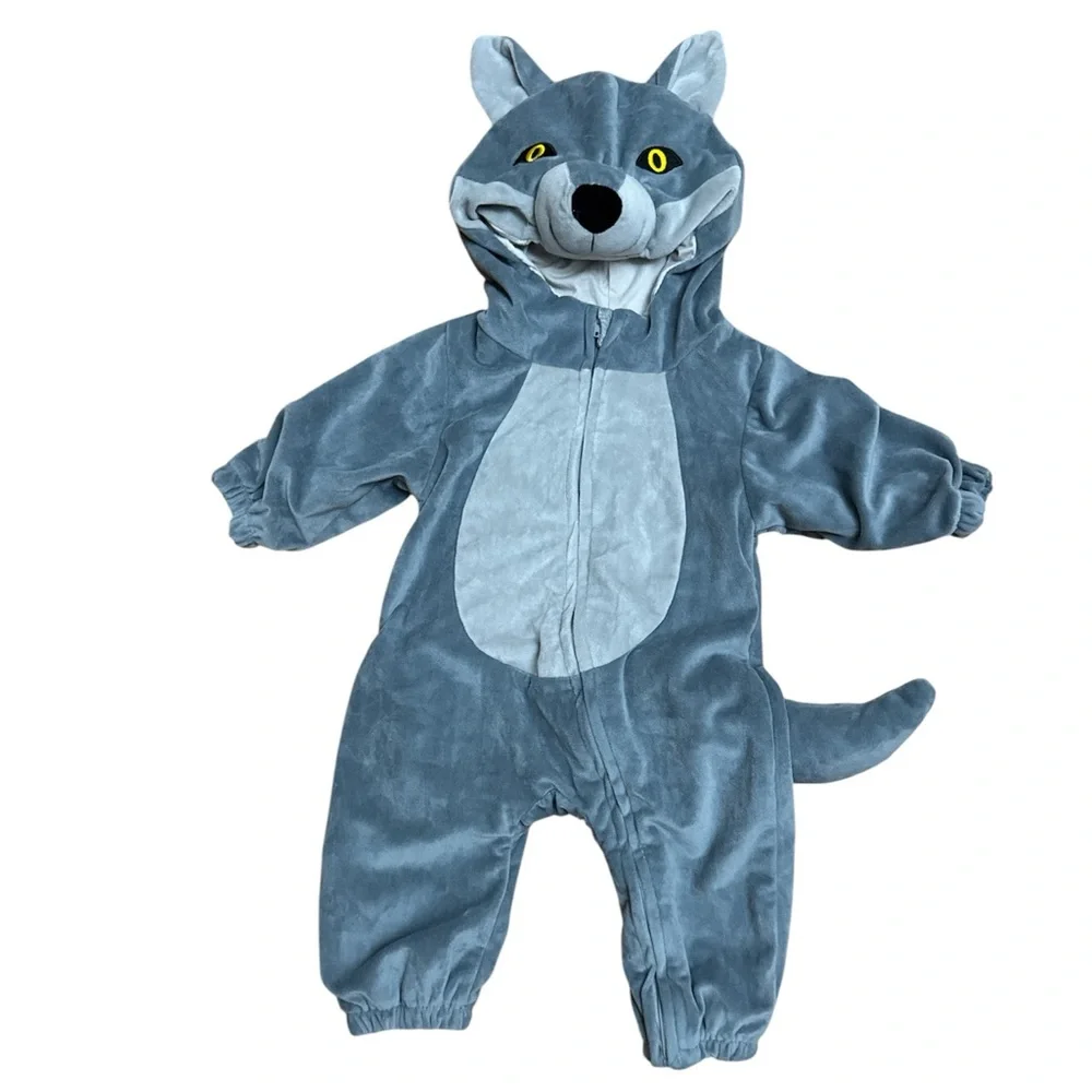 Gray Wolf Kids Costume
